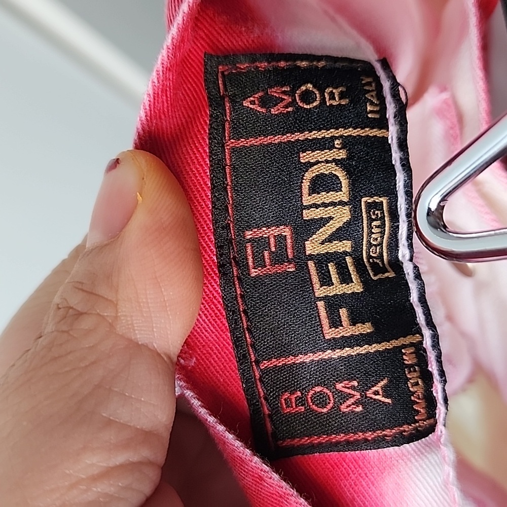 Vintage Fendi Jeans Ombre Made in Italy Cotton Denim Jeans - Picture 7 of 8